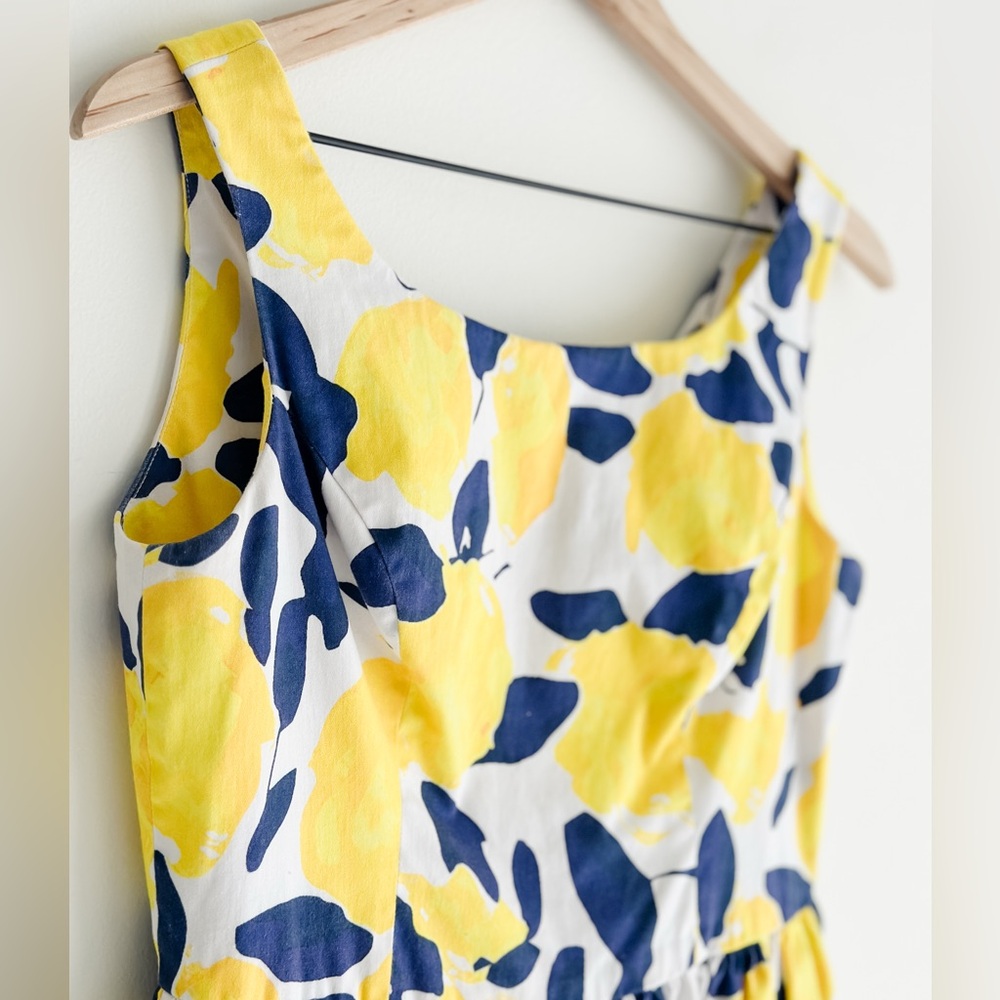 Blithe lemon Floral Mini Dress - Picture 6 of 7